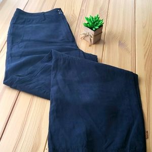 Sigrid Olsen navy blue 💙 washable silky pants 👖